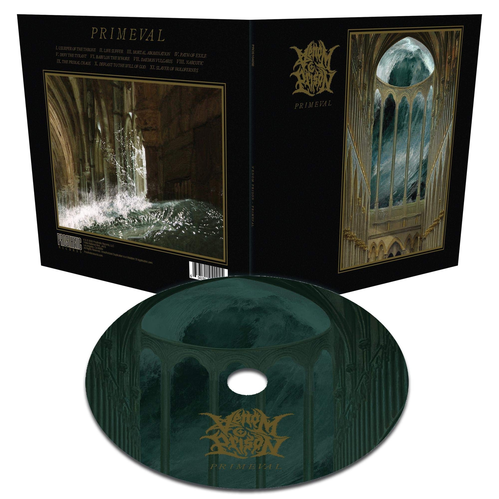 7024784 Audio Cd Venom Prison - Primeval