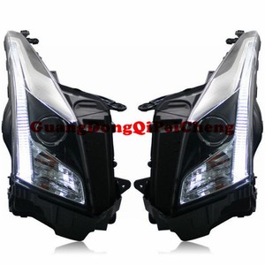Hid Headlights High Beam Led Drl Bi Xenon Projector Fit Cadillac Ats 13 16 Ebay