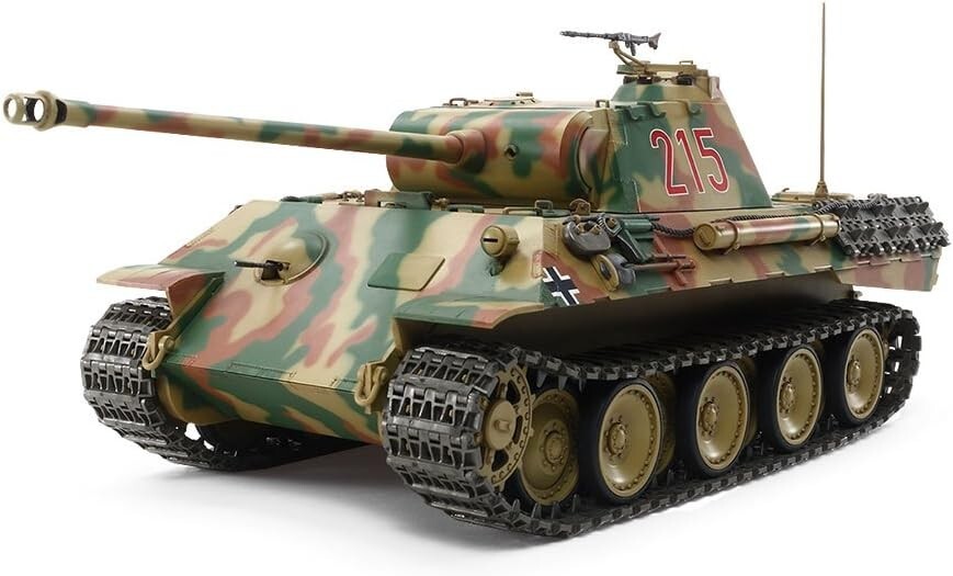 ホビーラジコン Tamiya 1/25 German Panther Ausf.F Tamiya 1/25 RC Tank No.5 German Tank Panther A (with
