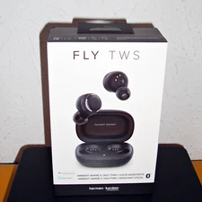 【NEW】HARMAN KARDON FLY TRUE WIRELESS IN-EAR HEADPHONES (BLACK)