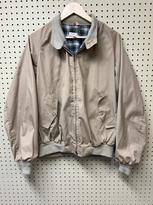 ジャケット・アウター BROOKS BROTHERS 346 Drizzler Jacket Brooks Brothers 346 Mens Leather Jacket Coat Black with Wool