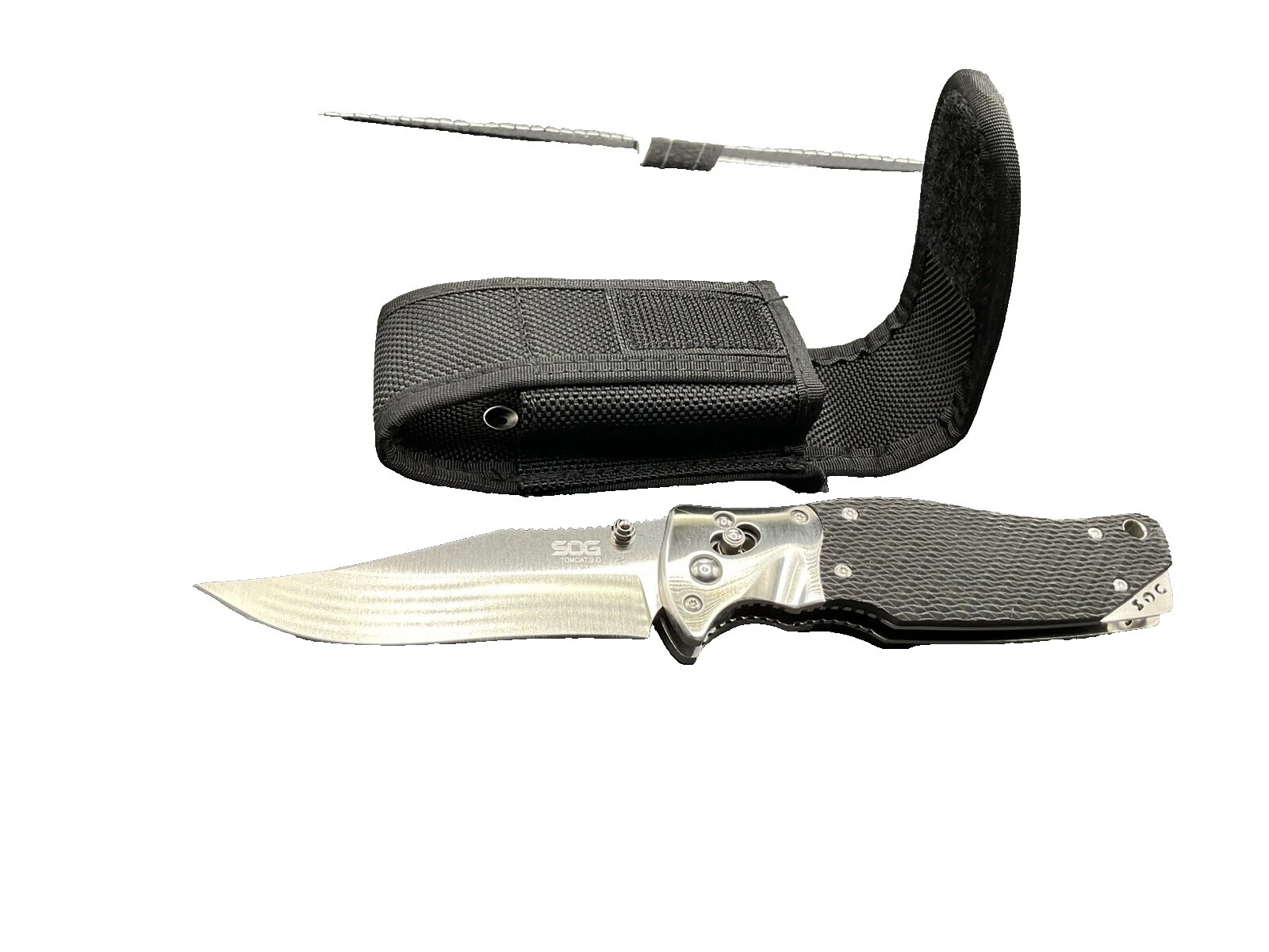 SOG Plain Rubber Handle Collectible Folding Knives