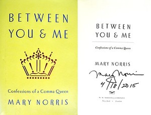 Mary Norris Signed Dated Between You Me 1st 1st Photos Ebay