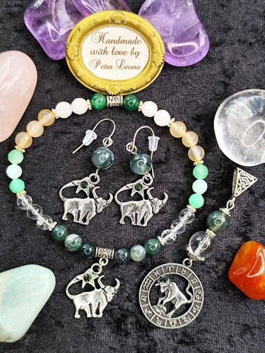 Kleine Sternzeichen-Ohrringe STIER Geburtsstein APRIL MAI 1.2.3. Dekade Schmuck - Bild 22 von 56
