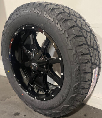 4 20x9 Moto Metal MO970 Wheels 275/60R20 33 AT Tires 5X150 Toyota