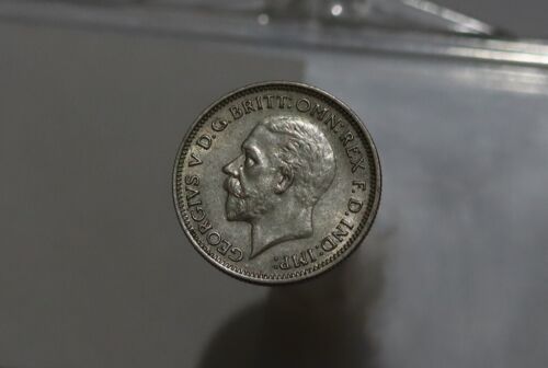 UK GB 6 PENCE 1936 SILVER HIGH GRADE B51 #2822 - Picture 1 of 3