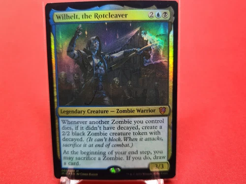 Wilhelt, the Rotcleaver Commander: Innistrad: Midnight Hunt Foil NM