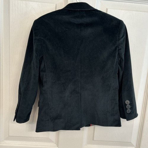 Appaman Boys 4T Velvet Dark Green Teal Suit Jacket Blazer Coat Lined - Picture 12 of 18