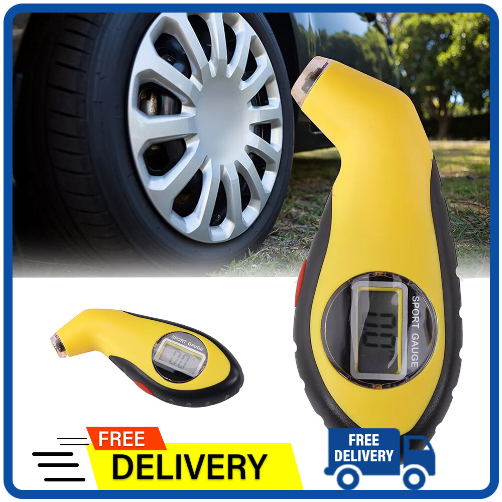 Digital Tire Pressure Gauge Air Measurement Checker Tool for Bikes, Cars