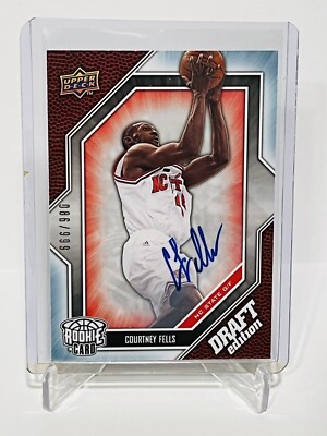 Courtney Fells 2009-10 Upper Deck Draft Edition Basketball #15 Auto 086/999