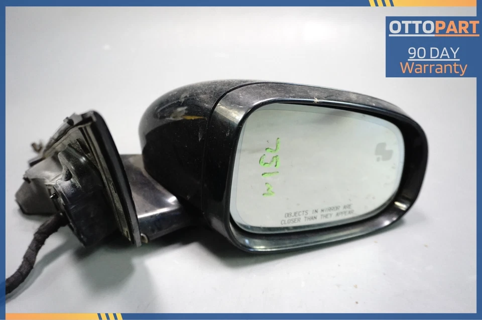 Espejo retrovisor eléctrico con vista lateral izquierdo Jaguar XF XFR XFR-S 2011-2015 negro OEM Foto 2 de 4