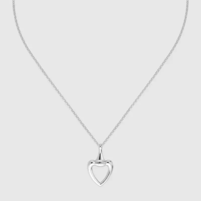 Collier pendentif coeur Gucci YBB81478500100U