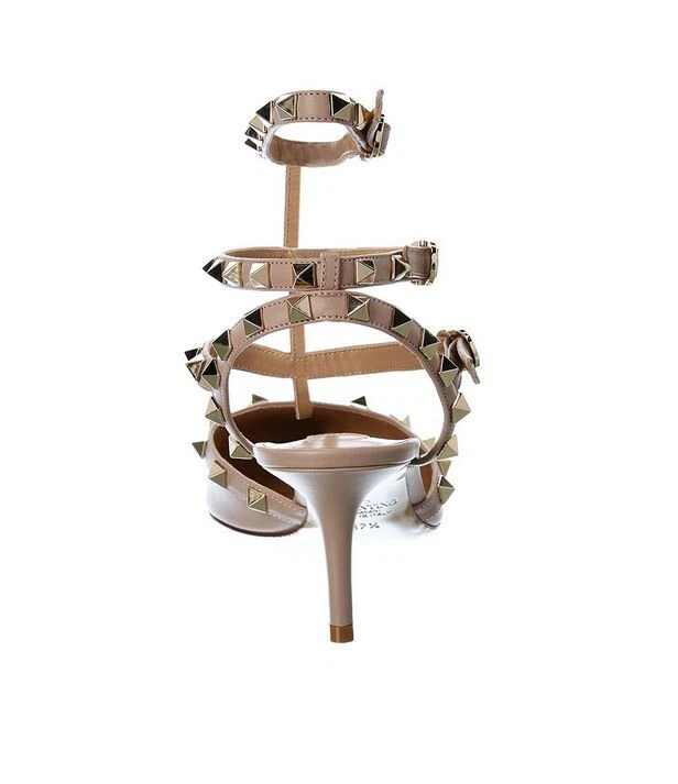 Nuovissima pompa a gabbia Valentino WaterRose Rockstud taglia 35 5