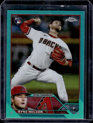 2023 Topps Chrome #193 Ryne Nelson Aqua Refractor #/199