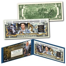 AARON JUDGE 2023 Roberto Clemente Award Officially Licensed Genuine U.S. $2 Bill