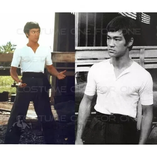 Wing Chun Tai Chi Kung Fu T-Shirt Cosplay Costume Tee White Uniform Sport SALE - Picture 2 of 6
