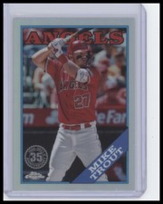 2023 Topps Chrome Update #88CU-2 Mike Trout 1988 Topps Baseball - Angels
