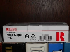 Genuine Ricoh PPC 410802 Staple Refill Type K 502R-AM 3 Refill Cartridges