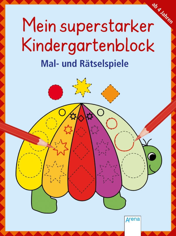 Thumbnail - Arena - Mein Superstarker Kindergartenblock: Malen, Suchen