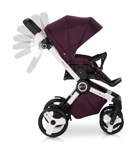 EUROCART DECO 2in1, BABY STROLLER PRAM CARRYCOT + PUSHCHAIR ,FREE EXTRAS! - Picture 9 of 34