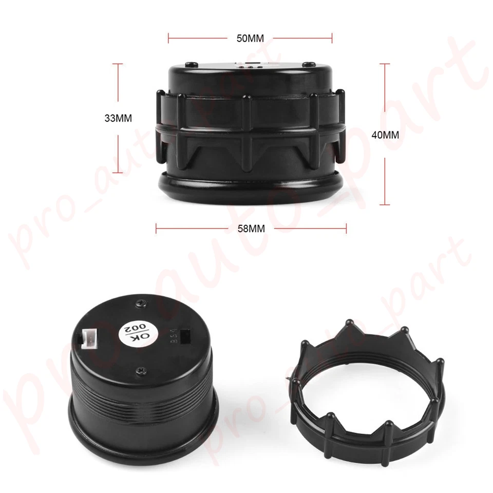 Blue Digital 2" 52mm LED Display Exhaust Gas Temp Gauge EGT With Sensor Boat AU - image 4 of 4