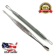 ACNE BLEMISH PIMPLE WHITEHEADS COMEDONE EXTRACTOR FACIAL SKIN CARE TOOLS 2 PC