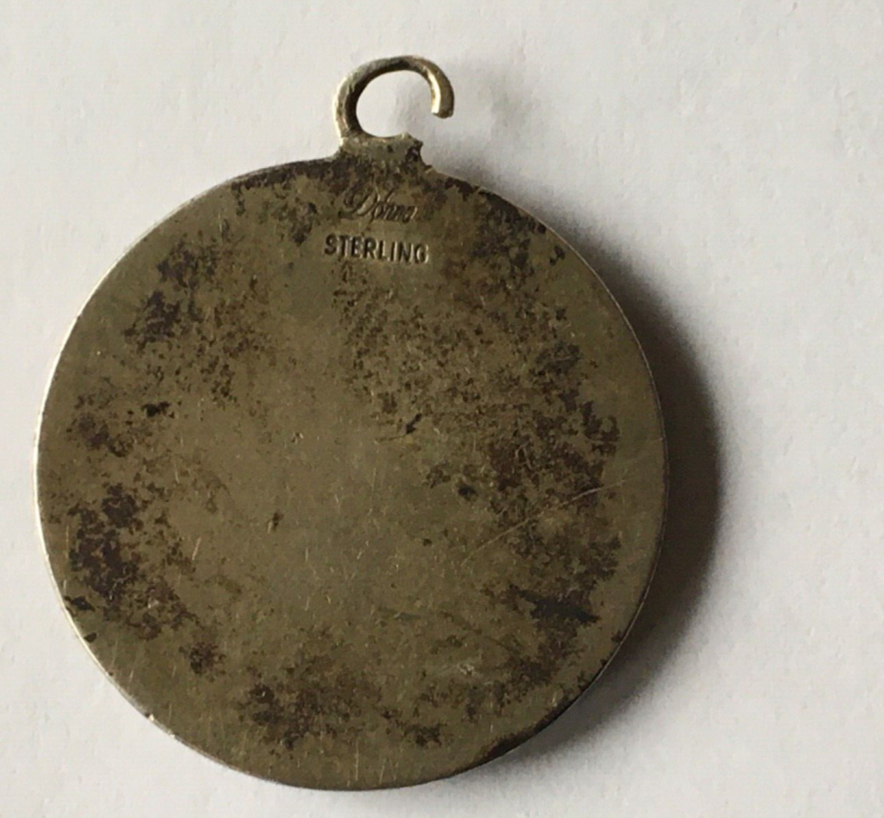 Vtg Solid Sterling Silver Saint Christopher Charm… - image 5