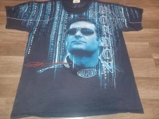 Vintage Y2K 2008 Nascar Chase Authentics Jeff Gordon AOP Matrix T-Shirt Large