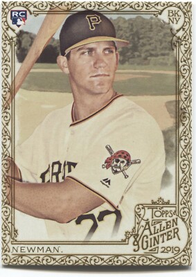 KEVIN NEWMAN RC 2019 Allen & Ginter GOLD BORDER Hot Box -PITTSBURGH PIRATES #194