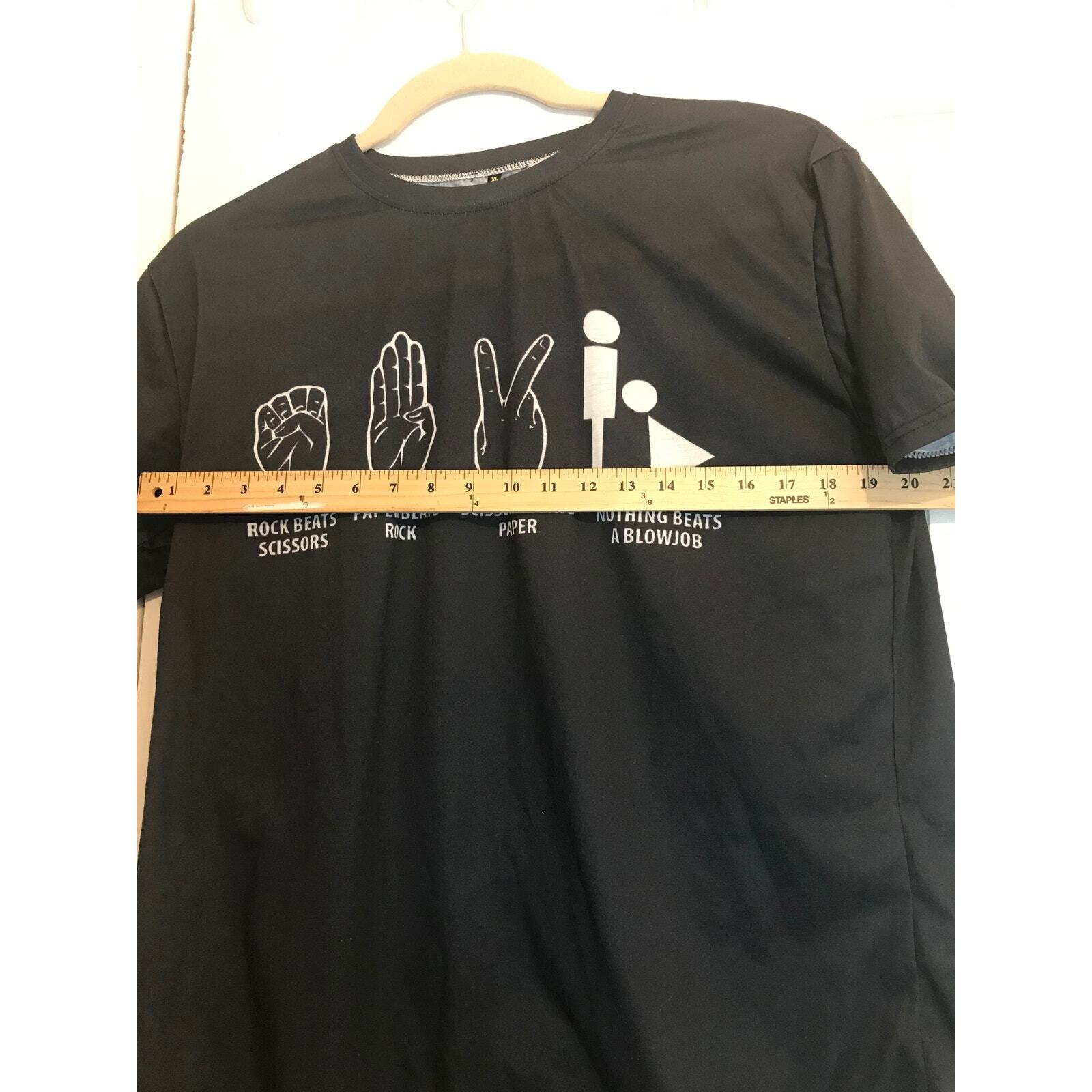 ALTRA NOTHING BEATS a B.J. T shirt logo uomo XL nera manica corta