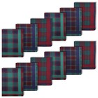 12 HERREN STOFF TASCHENTÜCHER⭐100% BAUMWOLLE⭐MODELL B⭐HANDKERCHIEFS⭐WOW