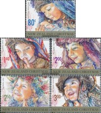 Timbres nouvelle-zélande 2014 Mi 3179-3183 neuf avec gomme originale 2014 Noël