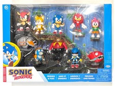 Sonic the Hedgehog Friends  Foes 2.5" Action Figure Set 10pk New 10 Pack Set