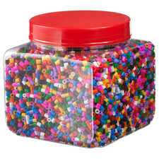 New IKEA PYSSLA Beads Mixed Colours 600 g Craft Beads for Kids & DIY Projects