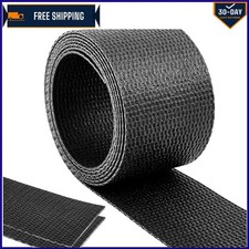 8 Inch Wide Black Conveyor Belt - 10 Ft PVK Material for Industrial Efficiency