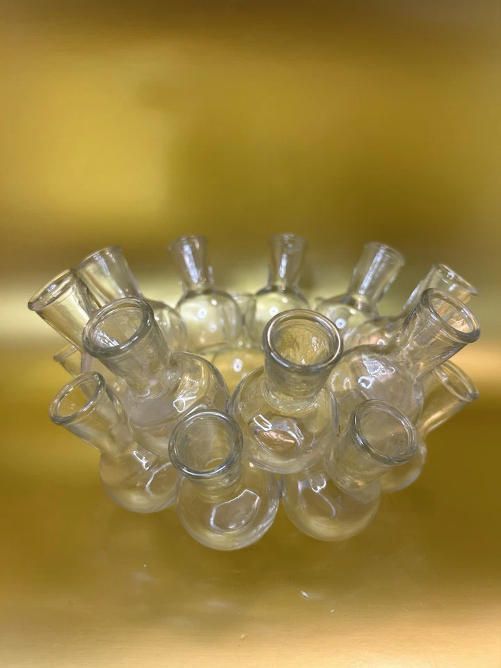 Vintage "The Original" Floral Seven und Floral Design Glas Blumengesteck Vasen - Bild 2 von 4