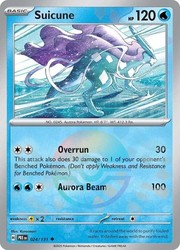 Suicune 024/131 Prismatic Evolutions Poke Ball Pattern Holo