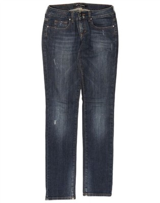 GF Ferre Womens Low Waist Slim Jeans W30 L33 Blue SB10