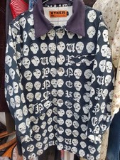 Vyrner Arcticles veste Kimono Style Japonais En Coton Rigide