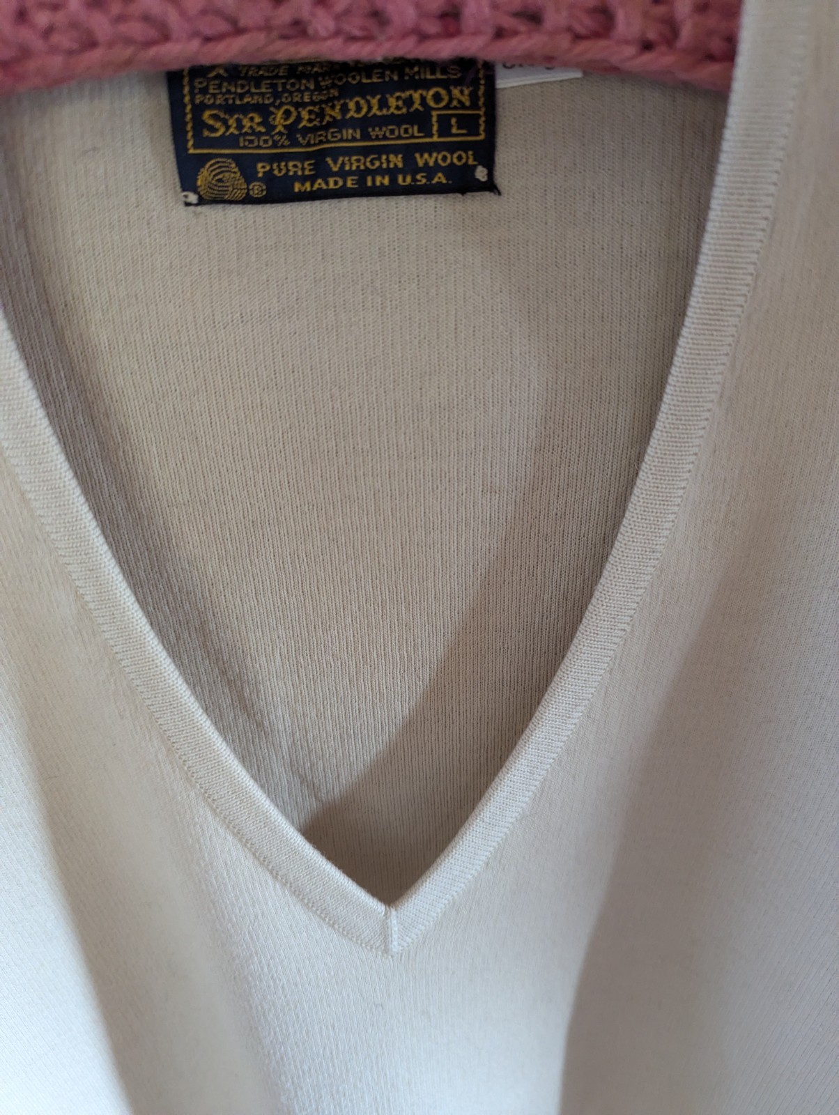 Pendleton Sir Pendleton Men's Virgin Wool Vintage… - image 1