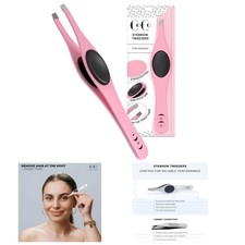 Professional Stainless Steel Slant Tip Tweezers for Flawless Eyebrow Shaping