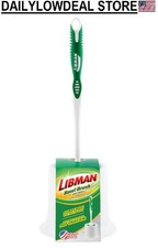 Libman Poly fiber Toilet Brush with Brush Holder, Bathroom, Toilet