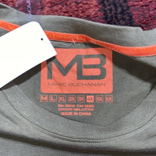 RARE!! Marc Buchanan (Pelle Pelle) Long Sleeve Shirt 4X Green Mens NWT Vintage - 第 4/15 張圖片
