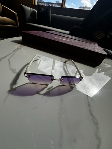 Cartier Acetate Glasses, Brand New Barely Worn, Have Box, Papers And Og Bag