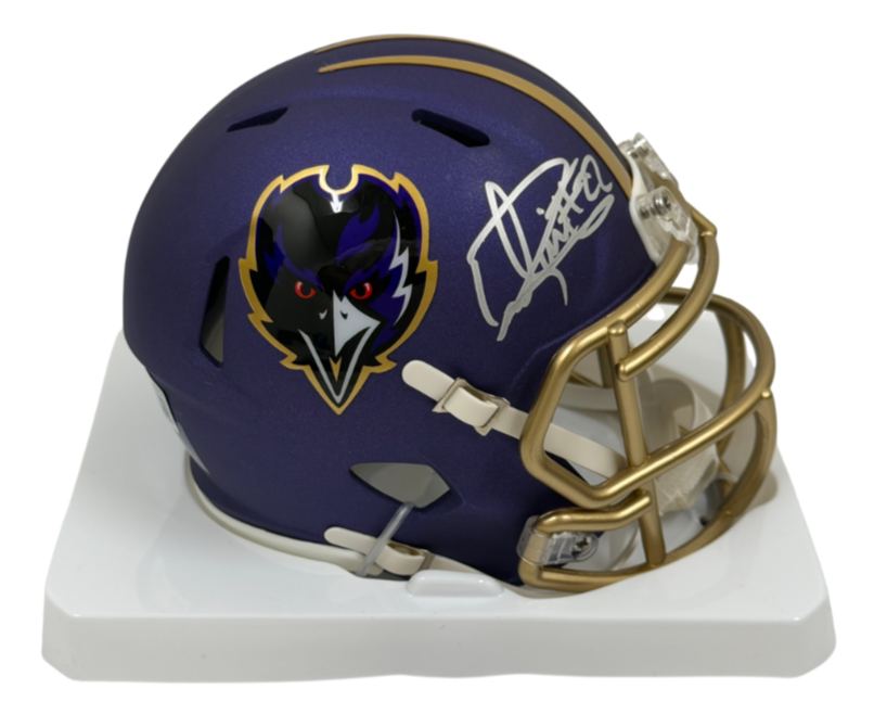 Derrick Henry Signed Baltimore Ravens NFL Mini Speed Football