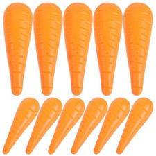 50 Pcs Snowman Carrot Nose for Crafts Costume Carnival Accessory