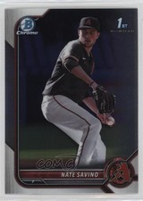2022 Bowman Draft Chrome Nate Savino #BDC-163 0b3