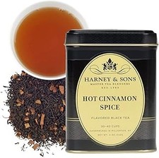  Free Duty Tax Harney  Sons Hot Cinnamon Spice, Loose Leaf Black tea, 4 Ou