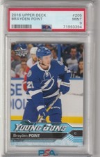 2016-17 Upper Deck Series 1 Young Guns YG Brayden Point RC #205 PSA 9 MINT!