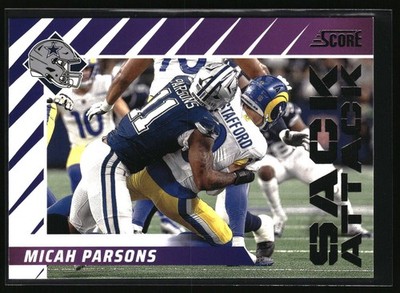 2024 Score #2 Micah Parsons Sack Attack Purple